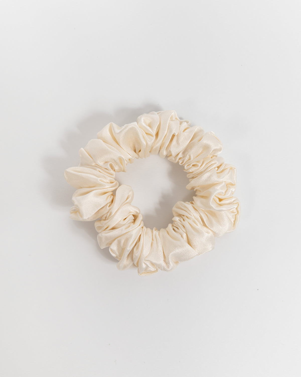 Scrunchy 100% Mulberry Silk - Cream