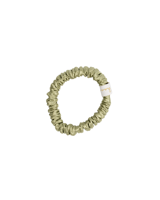 Skinny 100% Mulberry Silk - Sage Green