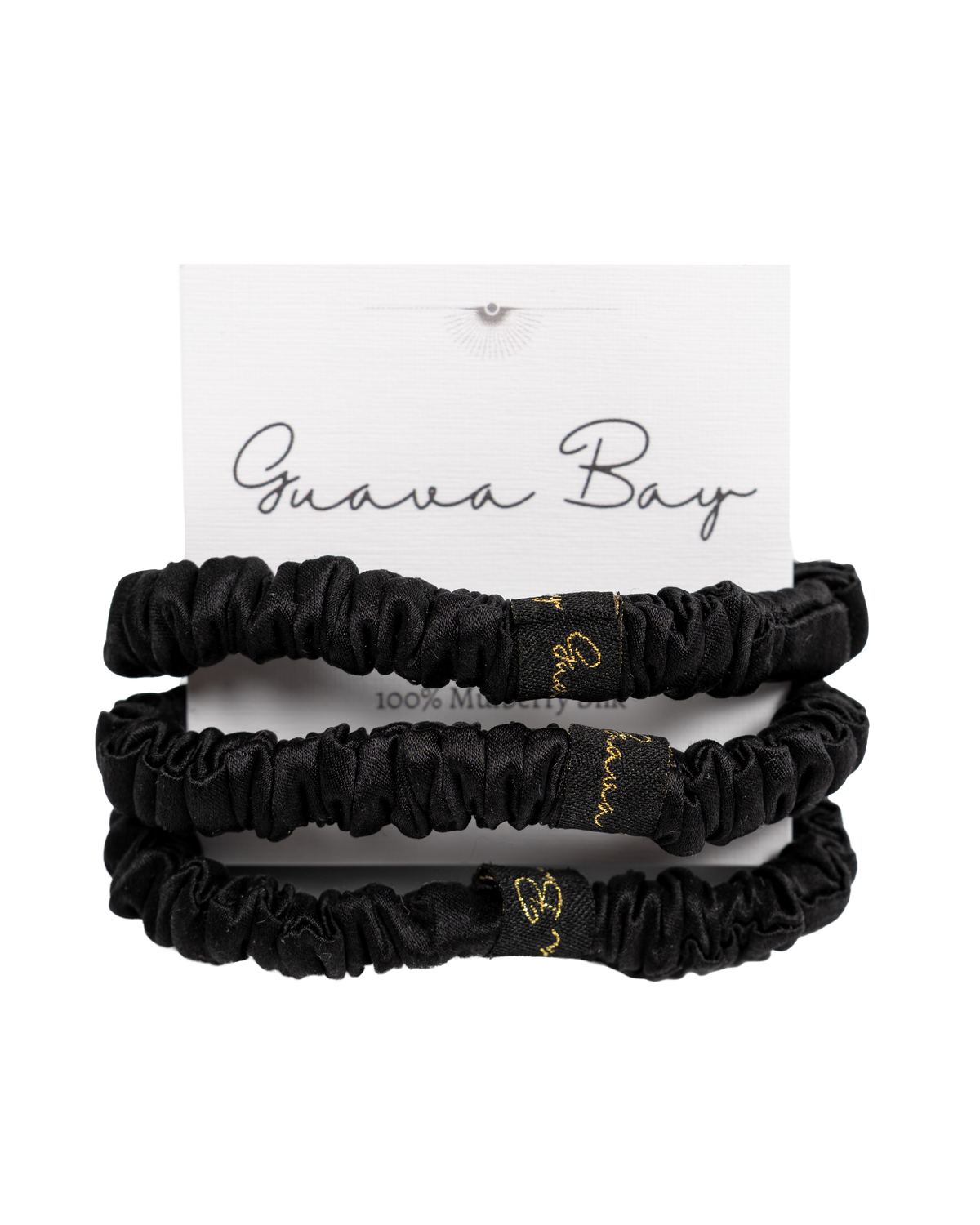 Mulberry Silk Skinny Set (3-Pack) - Midnight Black