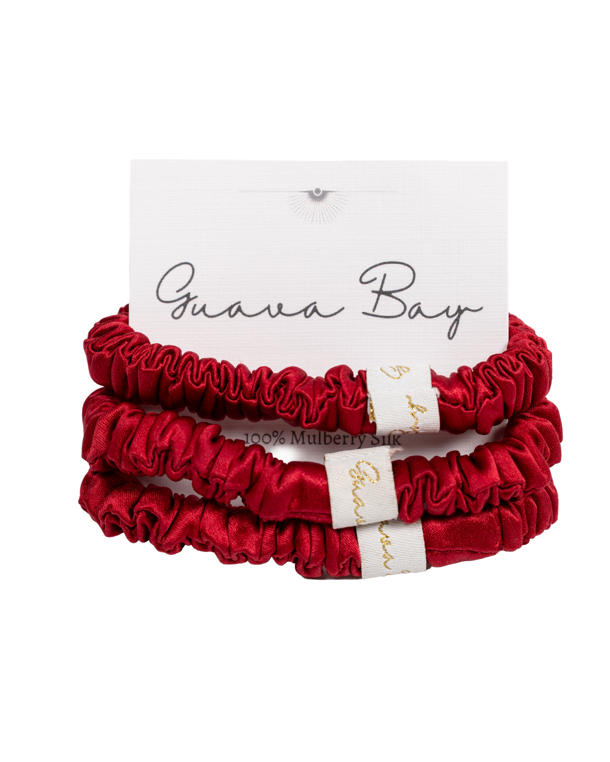 Mulberry Silk Skinny Set (3-Pack) - Red Wine