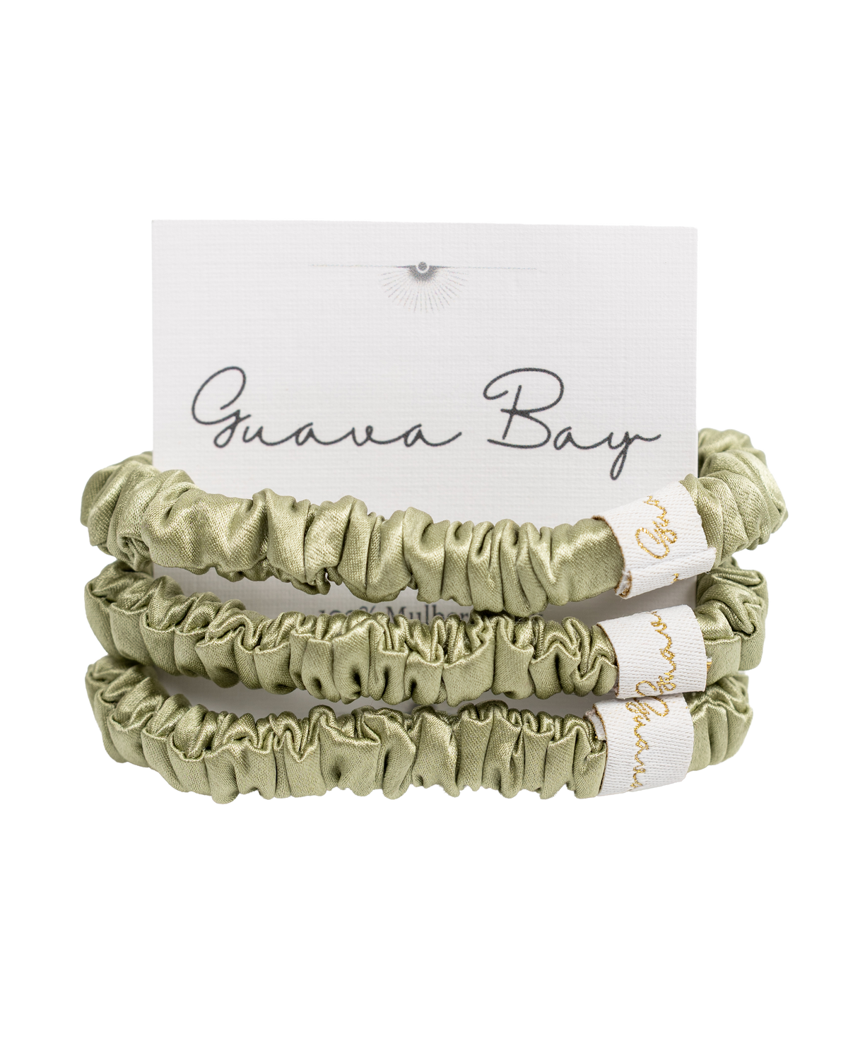 Mulberry Silk Skinny Set (3-Pack) - Sage Green