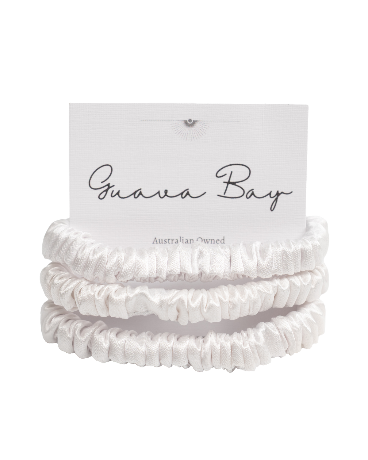 Mulberry Silk Skinny Set (3-Pack) - White