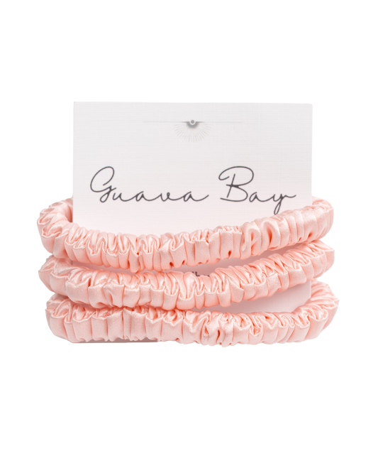 Mulberry Silk Skinny Set (3-Pack) - Bubble Gum Pink