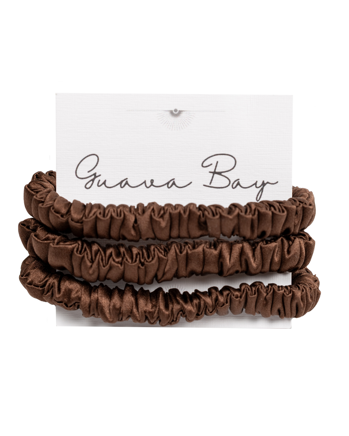 Mulberry Silk Skinny Set (3-Pack) - Chocolate Brown