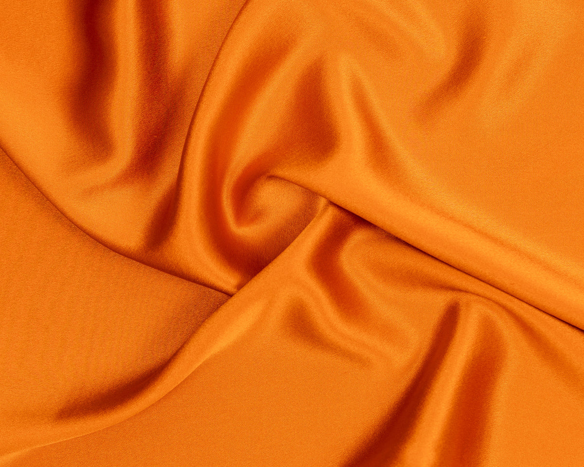 Bonnet 100% Mulberry Silk - Mandarin Orange