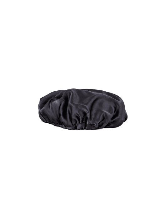 Bonnet 100% Mulberry Silk - Charcoal