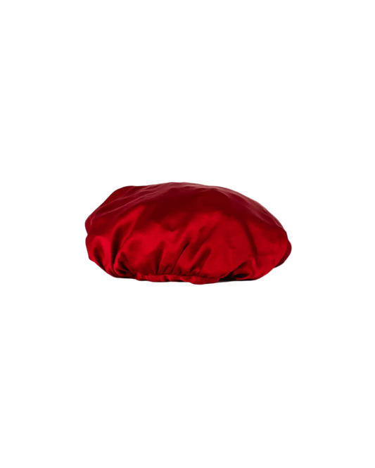 Bonnet 100% Mulberry Silk - Red Wine