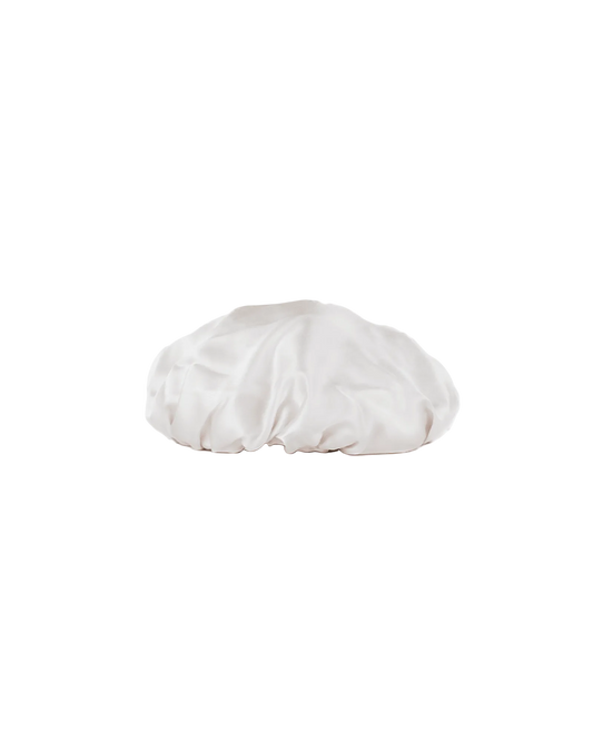 Bonnet 100% Mulberry Silk - White