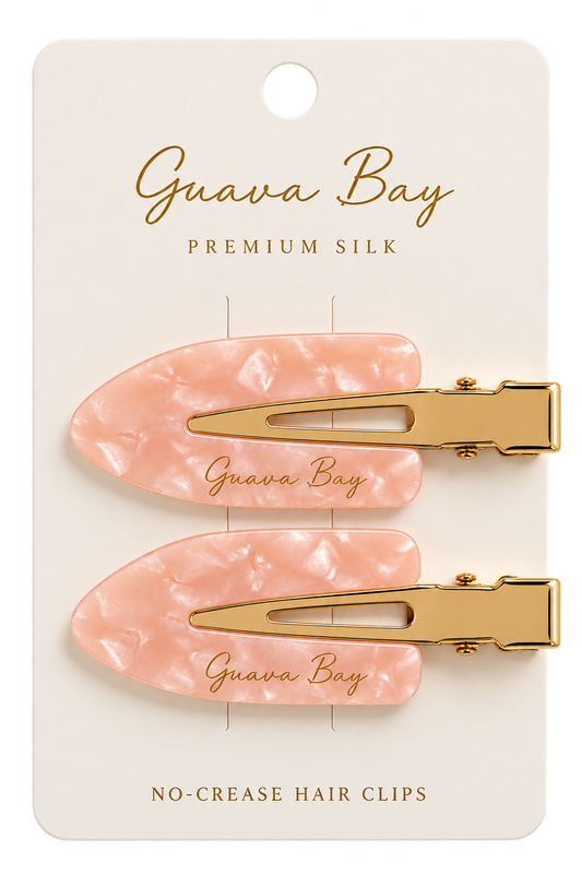 No-Crease Hair Clips - Blush