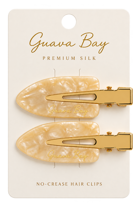 No-Crease Hair Clips - Champagne