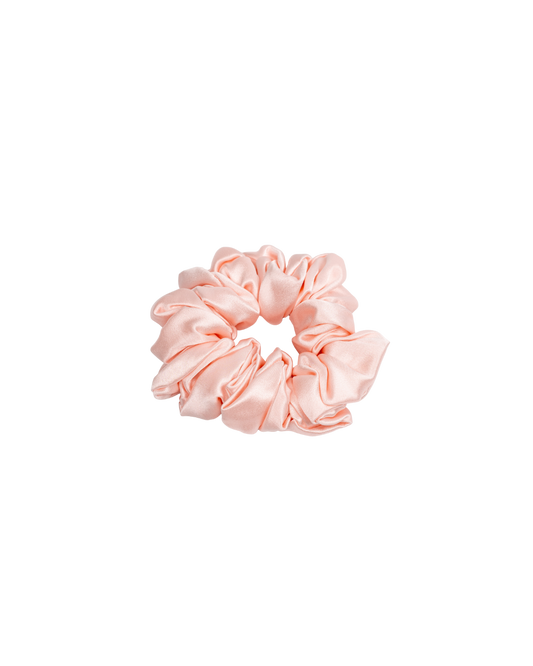 Scrunchy 100% Mulberry Silk - Bubble Gum Pink