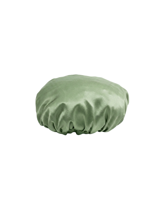 Bonnet 100% Mulberry Silk - Sage Green