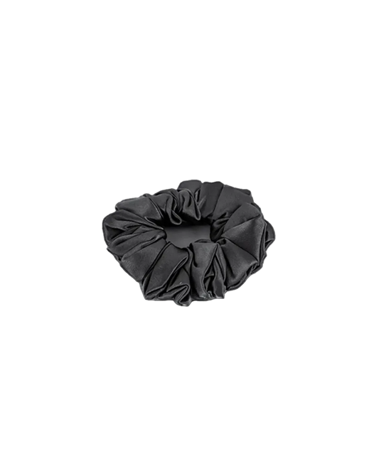 Scrunchy 100% Mulberry Silk - Charcoal