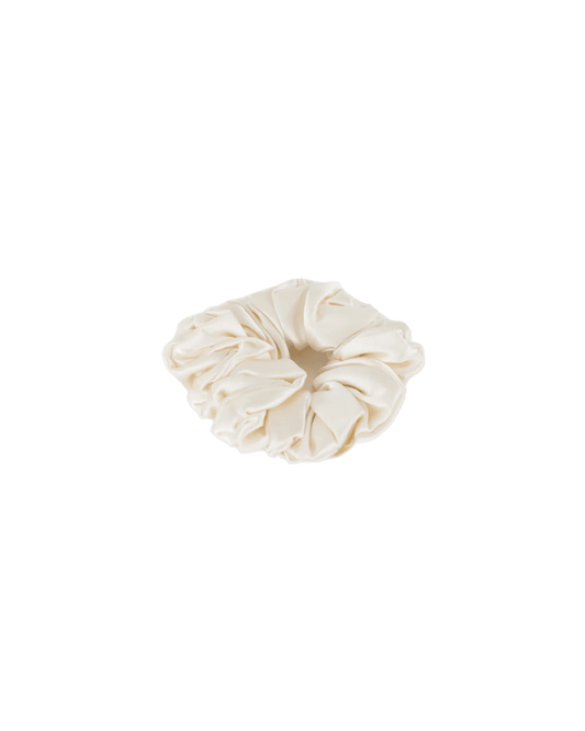 Scrunchy 100% Mulberry Silk - Cream
